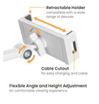 Brateck Universal Phone & Tablet Tabletop Stand - White Brateck
