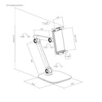 Brateck Universal Phone & Tablet Tabletop Stand - White Brateck