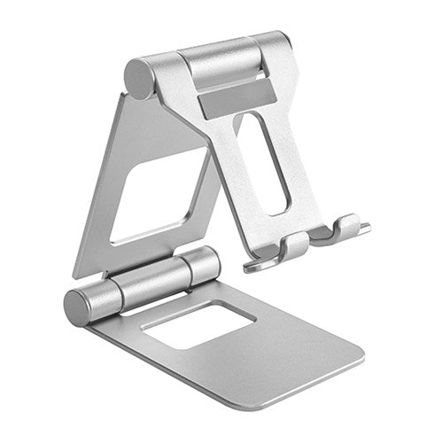 Brateck Aluminium Foldable Stand Holder for Phones and Tablets- Silver, 125x75x17mm, Applicable Device:	Smartphone & Tablet  (LS) Brateck