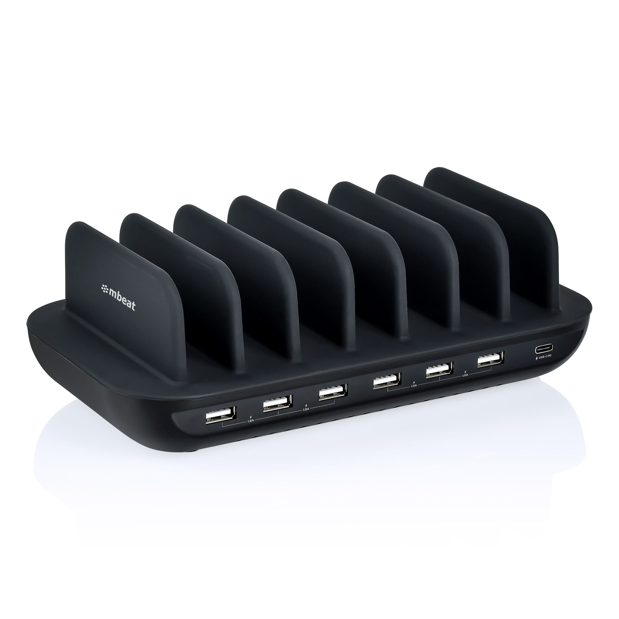 mbeat® Gorilla 7-Port USB-C & USB Fast Charging Station - 60W PD 