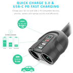 mbeat Gorilla Power Fast Car Charger: USB-C PD, QC 3.0 & Multi-Port Adapter MBEAT