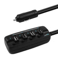 Rapid 4-Port USB Car Charger w/ Individual ON/OFF Switches MBEAT