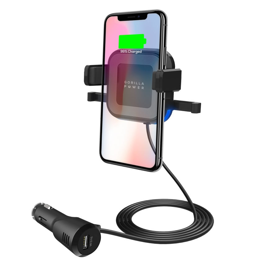 mbeat Gorilla Power 10W Wireless Car Charger | Air Vent & Windshield Mount MBEAT