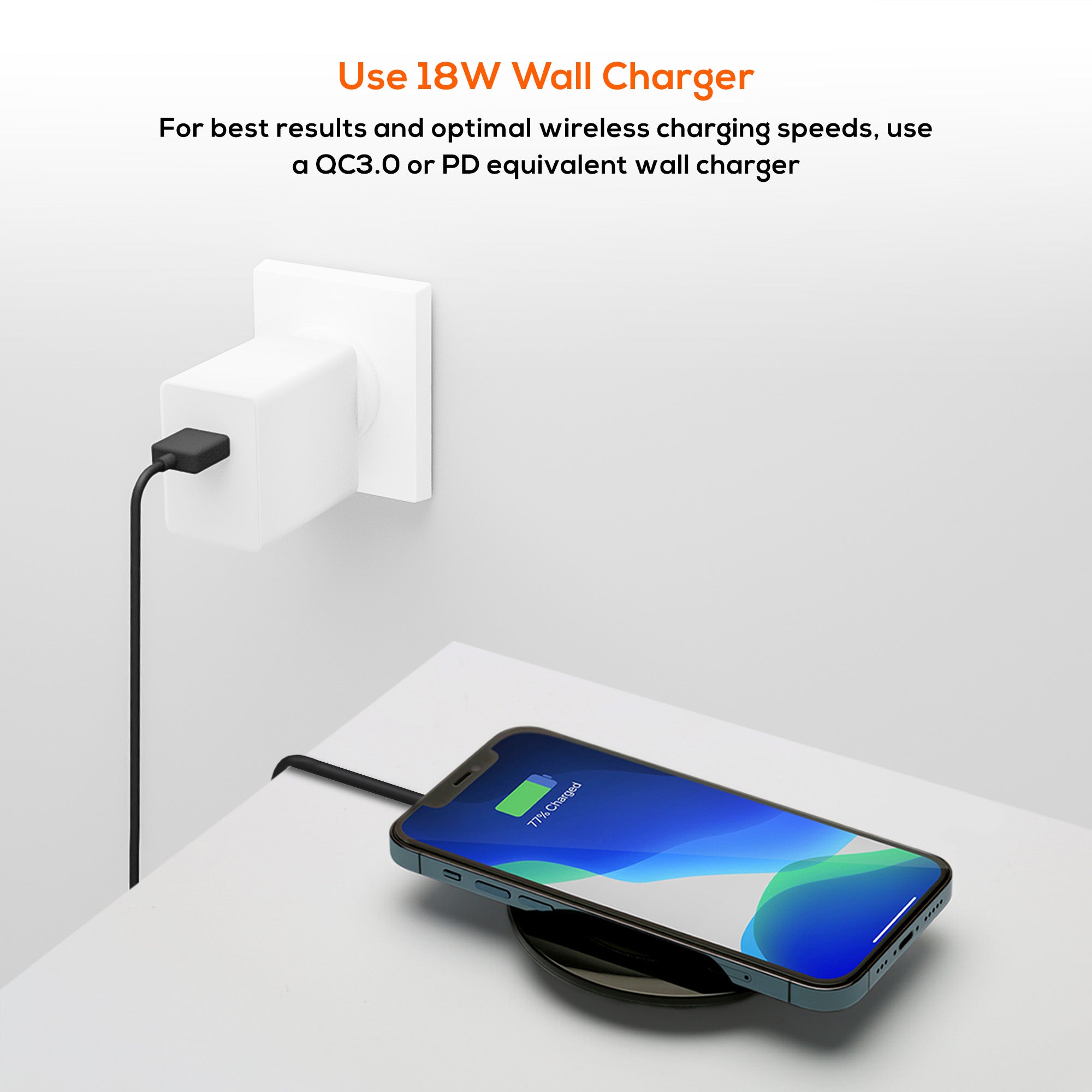 mbeat Gorilla Power 10W Qi Fast Wireless Charging Pad MBEAT