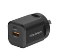 Simplecom CU235 Dual 35W Fast USB-C PD & USB-A QC Wall Charger Simplecom