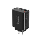 Simplecom CU265 65W GaN Dual Port USB-C Fast Wall Charger for Laptops & Phones Simplecom