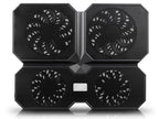 Black Butterfly MULTI CORE X6 Laptop Cooler | 4-Fan Adjustable Cooling DEEPCOOL