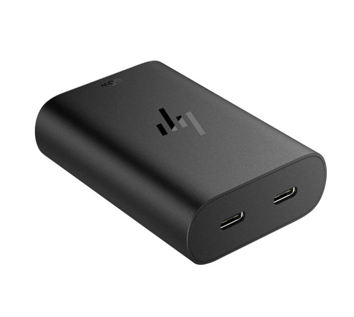HP 65W GaN USB-C Travel Laptop Charger - Lightweight Power Adapter HP