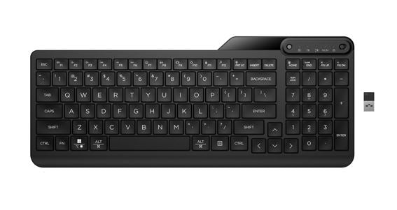 HP 475 Dual-Mode Wireless Keyboard | Bluetooth & 2.4GHz | Multi-Device Numpad HP