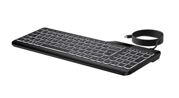 HP 405 Multi-Device Backlit Wired Keyboard | USB-C | Full Numpad HP
