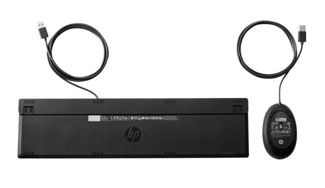 HP 320 Wired Keyboard & Mouse Combo - USB Plug & Play HP