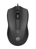 HP 100 Wired USB Mouse - Comfortable Optical Mouse for PC & Laptop HP