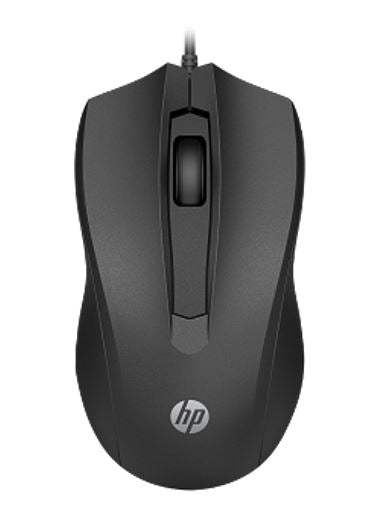 HP 100 Wired USB Mouse - Comfortable Optical Mouse for PC & Laptop HP