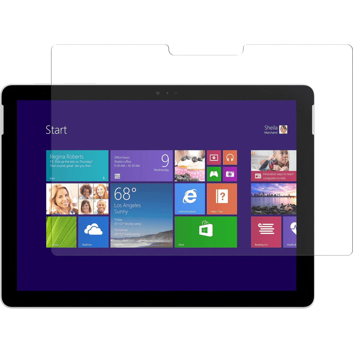 Microsoft Incipio Tempered Glass Screen Protector for Surface Go CL-685-TG