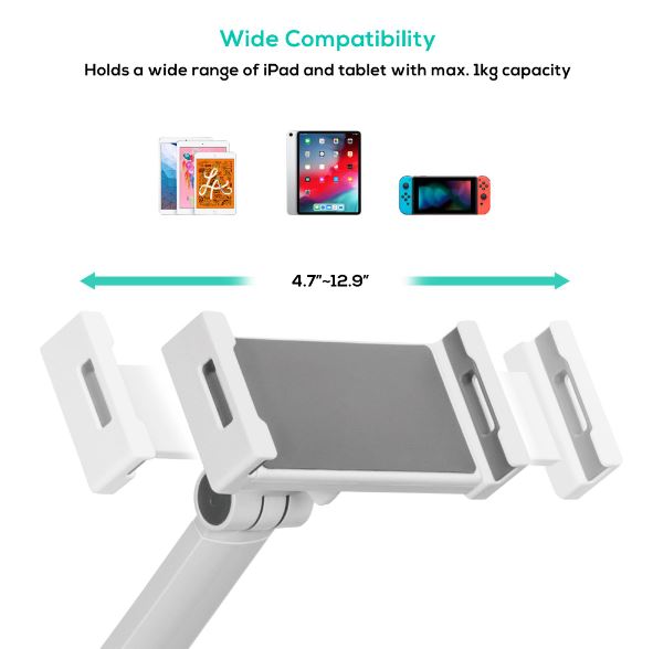 Activiva Adjustable Floor Stand for iPad & Tablets | Hands-Free MBEAT