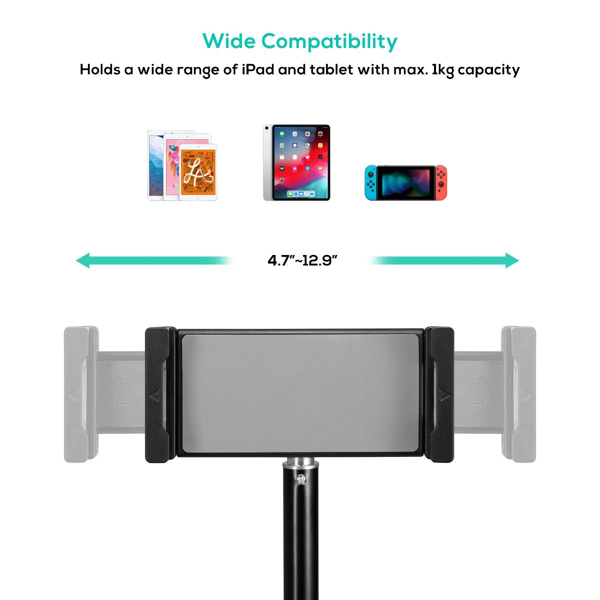 Activiva Universal Tablet & Phone Tripod Stand - Portable & Adjustable MBEAT