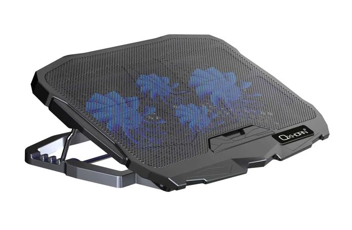Just You PC Oxhorn Laptop Cooling Stand High Adjustable 4 High Adjustable Angles 4 Silent Fans 2xUSB 2.0 Ports