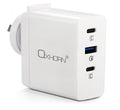 Oxhorn 100W GaN USB-C Fast Charger - 3 Port Laptop & Phone Just You PC