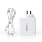 Oxhorn 100W GaN USB-C Fast Charger - 3 Port Laptop & Phone Just You PC