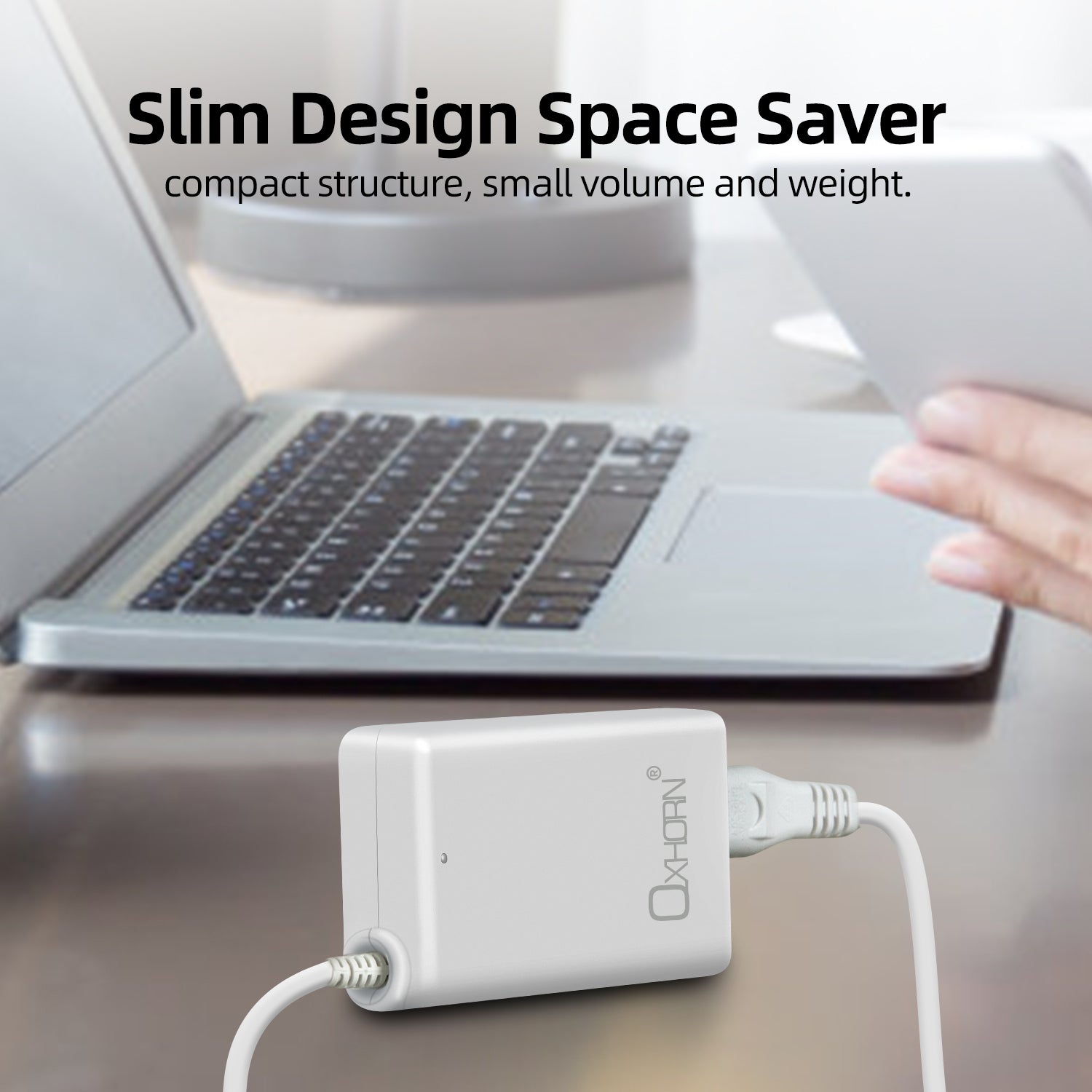 Oxhorn 65W GaN USB-C Fast Charger for Laptops & Phones Just You PC