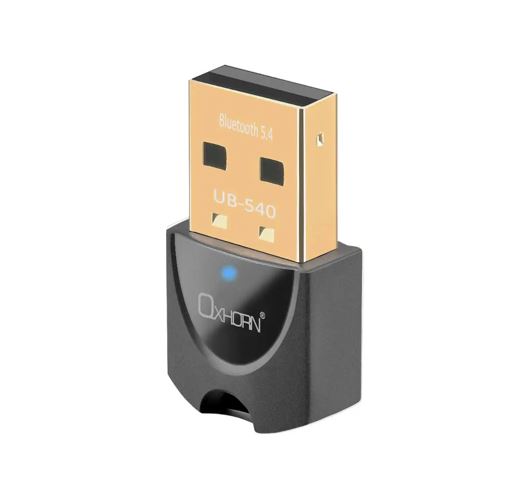 Oxhorn Bluetooth 5.4 USB Dongle for PC & Laptop - Win 7/8/10/11 Just You PC
