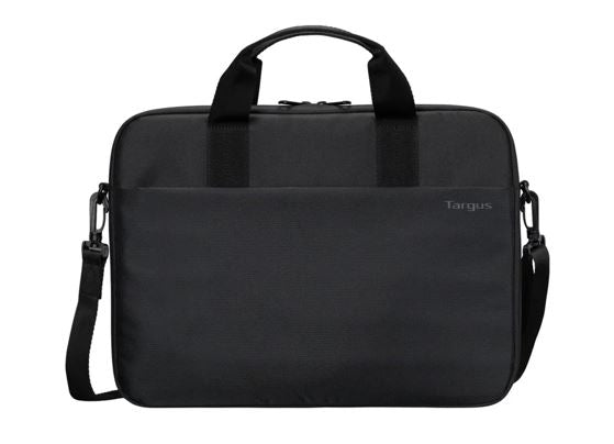 Targus 13-14' Intellect® Slim Briefcase Zippered padded front pocket Removable adjustable shoulder strap carry