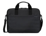 Targus 15'-16' Intellect® Slim Briefcase Zippered padded front pocket Removable adjustable shoulder strap carr