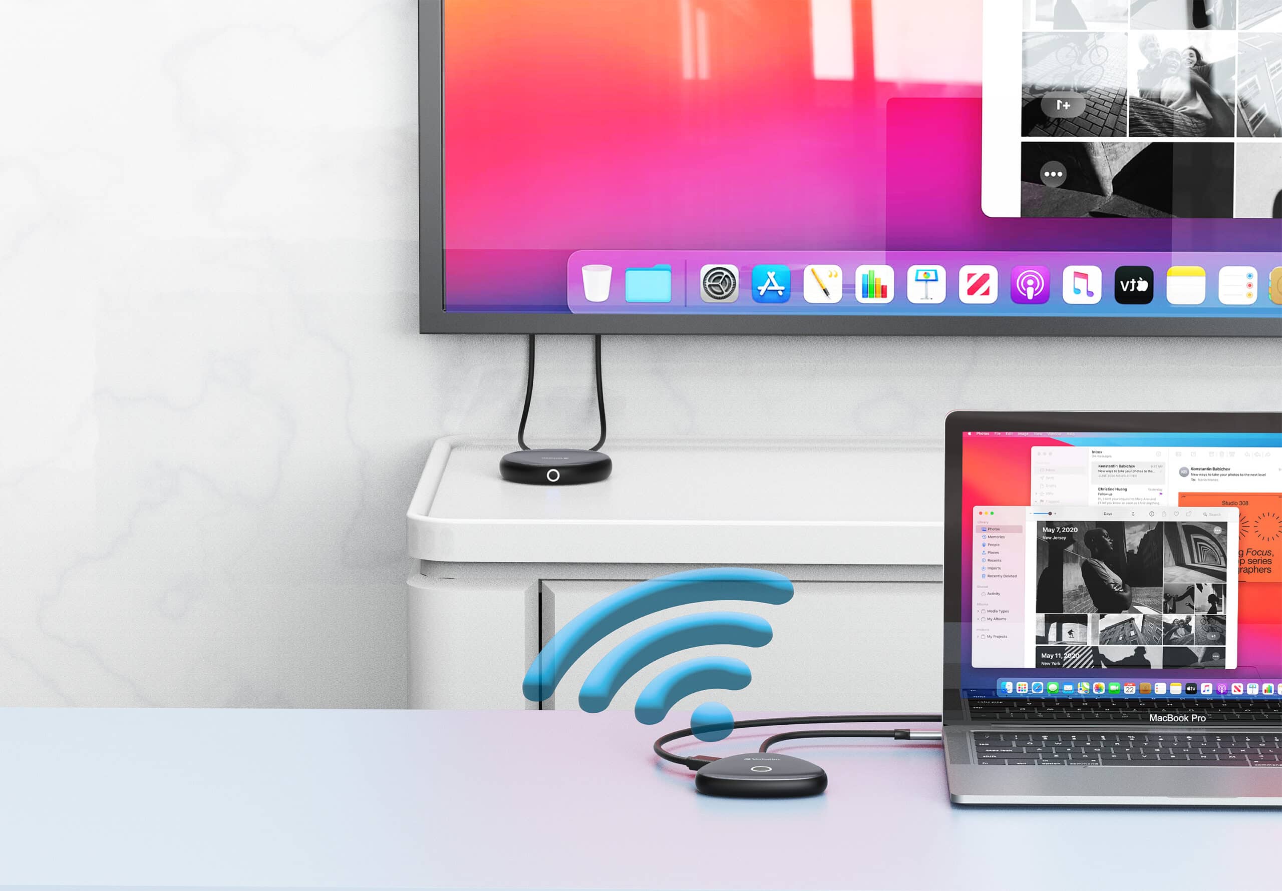 Verbatim 4K Wireless HDMI Share Kit - Easy Screen Mirror Verbatim