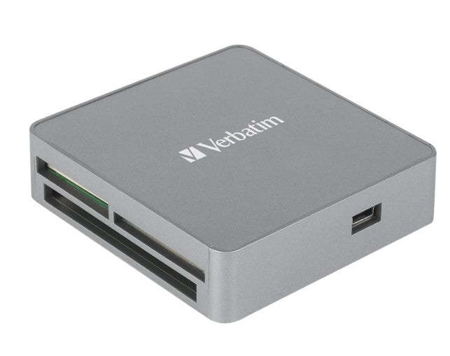 Verbatim USB 2.0 Multi-Card Reader & 3-Port Hub Verbatim