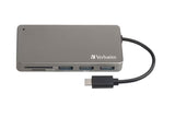 Verbatim USB-C Hub with 3 USB-A ports and SD/microSD card reader