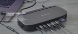 Verbatim USB-C 13-in-1 Triple Monitor Docking Station with 70W Power Verbatim