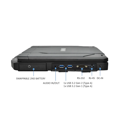 DURABOOK S14I Rugged Laptop - Intel Ultra 5, Win 11, Wi-Fi 7 Durabook