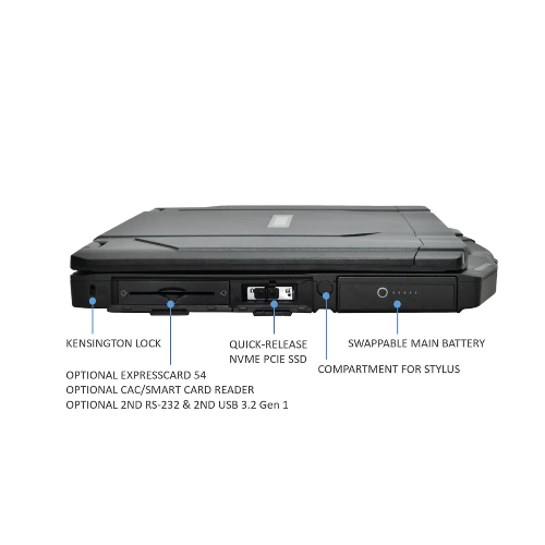 DURABOOK S14I Rugged Laptop - Intel Ultra 5, Win 11, Wi-Fi 7 Durabook