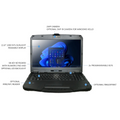 DURABOOK S15 Rugged Laptop - 1000 Nits Daylight Display Durabook
