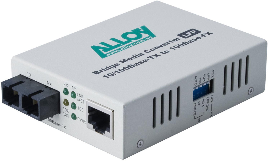 ALLOY FCR200SC.10015 Fast Ethernet Singlemode Fiber Media Converter 100Km