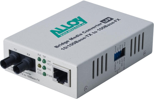 Alloy FCR200STR Ethernet to Multimode Fiber Converter - 2km Range Alloy