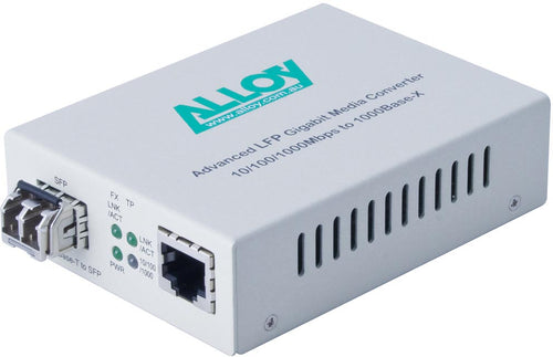 Alloy GCR2000SFP Gigabit SFP Media Converter (Copper to Fiber) Alloy