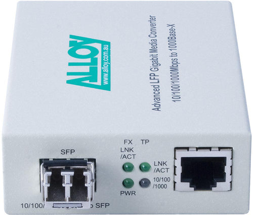 Alloy GCR2000SFP Gigabit SFP Media Converter (Copper to Fiber) Alloy