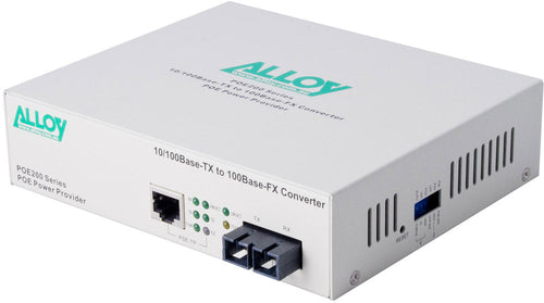 Alloy POE200SC.20 Fast Ethernet PoE Media Converter - Singlemode Alloy