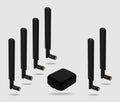 Panorama Trial Kit: High-Performance 4x4 Cellular, 2x2 WiFi, GPS Antenna PANORAMA