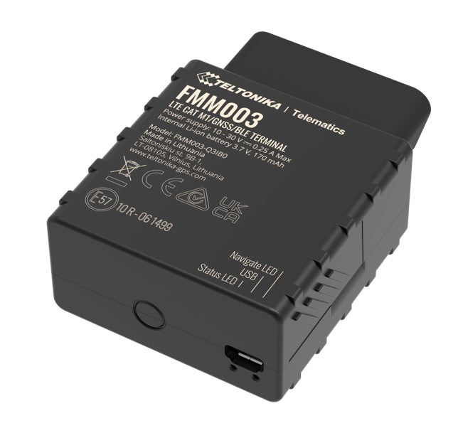 Teltonika FMM003 Advanced OBDII LTE GPS Tracker with Bluetooth Teltonika
