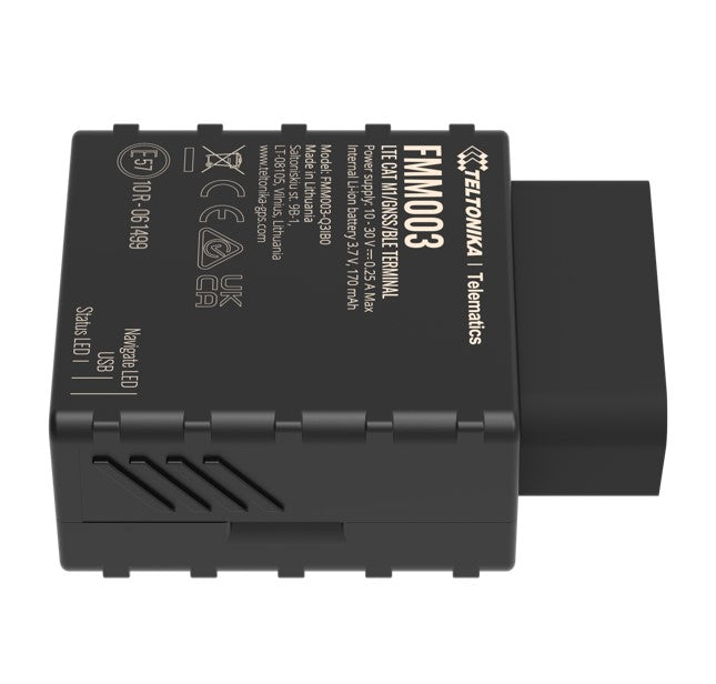 Teltonika FMM003 Advanced OBDII LTE GPS Tracker with Bluetooth Teltonika