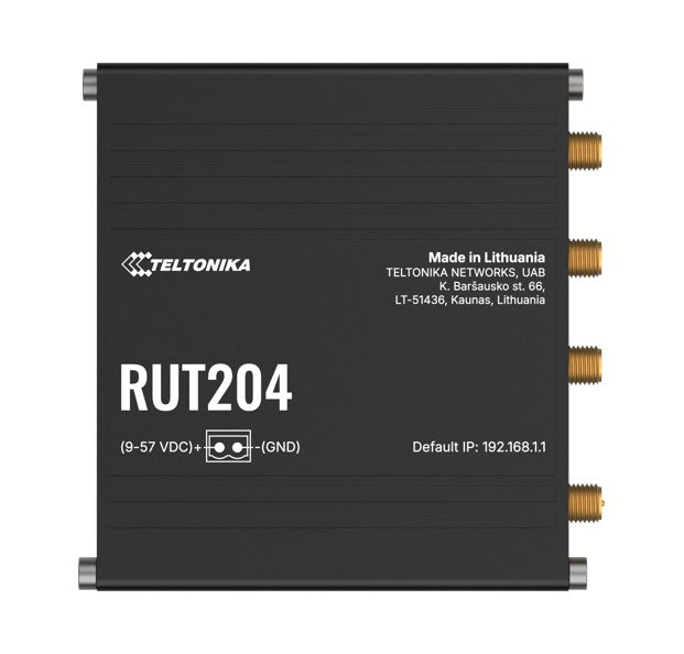 Teltonika RUT204 4G router with native CAN BUS, Enable direct access to machine data, GNSS, RS232, P - RUT2040AAAA0