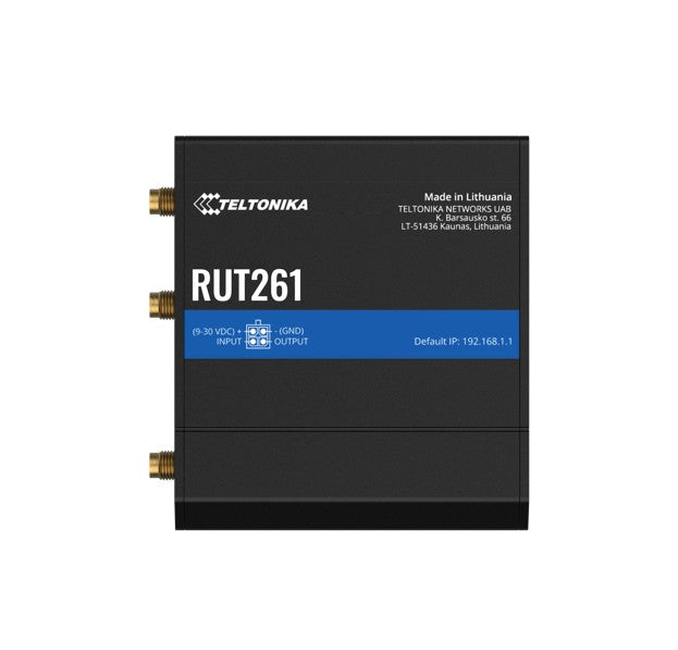 Teltonika RUT261 Industrial Cellular Cat 6 Router, Instant LTE Failover, Compact and Powerful Indust - RUT261AAEAA0