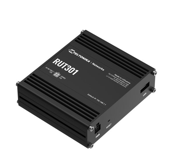 Teltonika RUT301 Compact Wired Ethernet Router | Reliable Business & IoT Teltonika