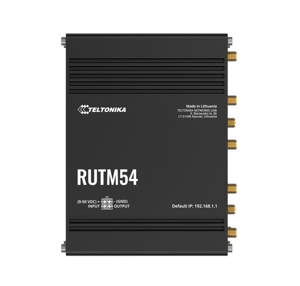 Teltonika RUTM54 Industrial 4G LTE Router with GPS & Wi-Fi Teltonika