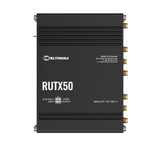 Teltonika RUTX50 Industrial 5G Router, 5G dual SIM cellular, 5 Gigabit Ethernet ports, dual-band WI-Fi, PSU included Teltonika