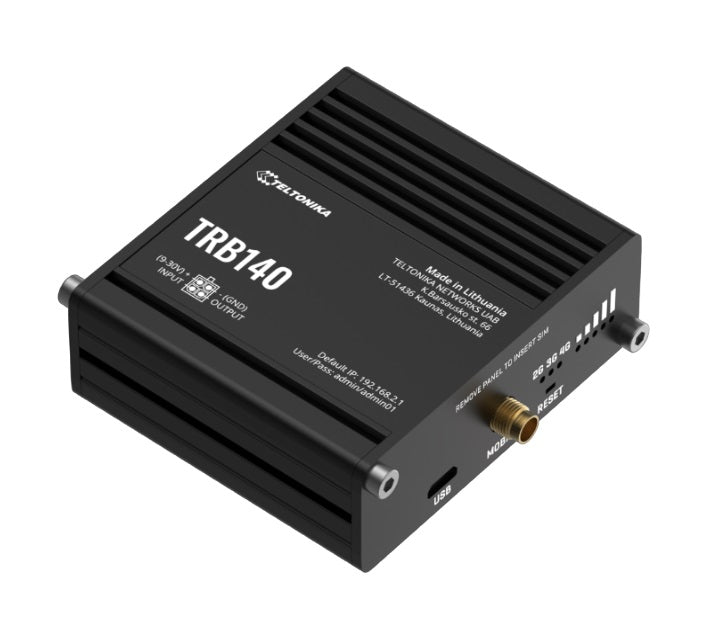 Teltonika TRB140 Industrial 4G LTE Gateway - Compact & Reliable Teltonika