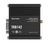 Teltonika TRB142 Industrial Rugged LTE RS232 Gateway, 4G/LTE (Cat 1), Equipped with RS232, Compatibl - TRB142108000