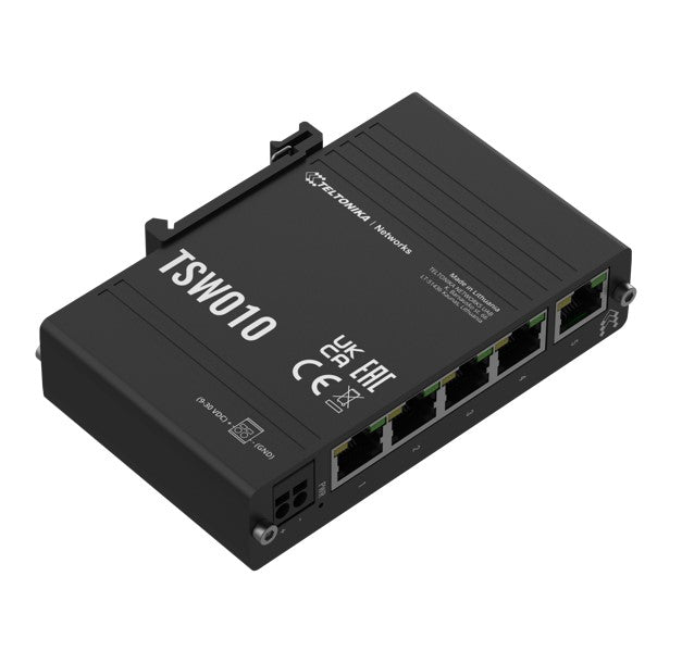 Teltonika TSW010 Unmanaged 5-Port Ethernet Switch Teltonika